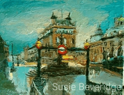 Oxford Circus after the rains London