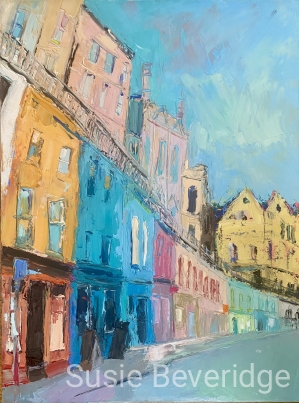 Victoria Street Edinburgh - Original Painting £325
