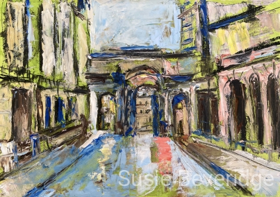 Glasgow Royal Exchange Square - Original painting £145
