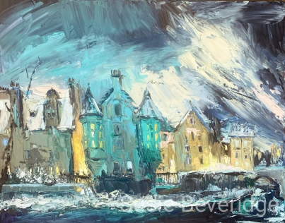 Winter in Dean Village - Original Painting £370